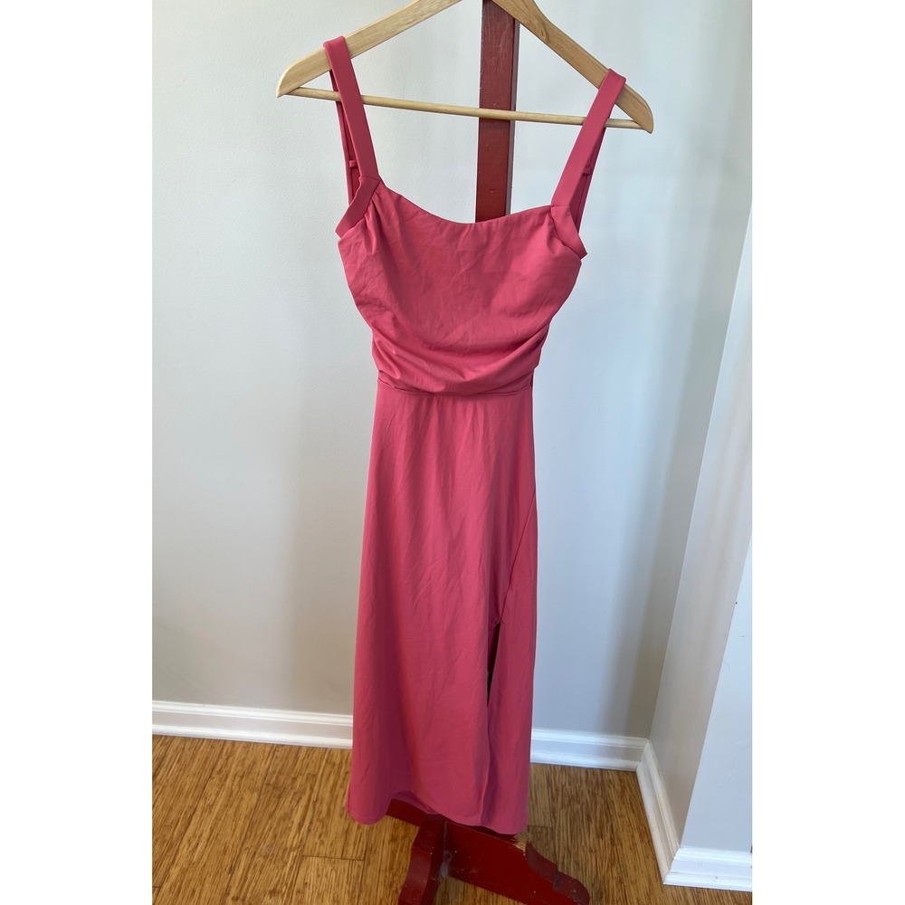 HALARA Pink Maxi Dress with Adjustable Straps - Picture 2 of 7